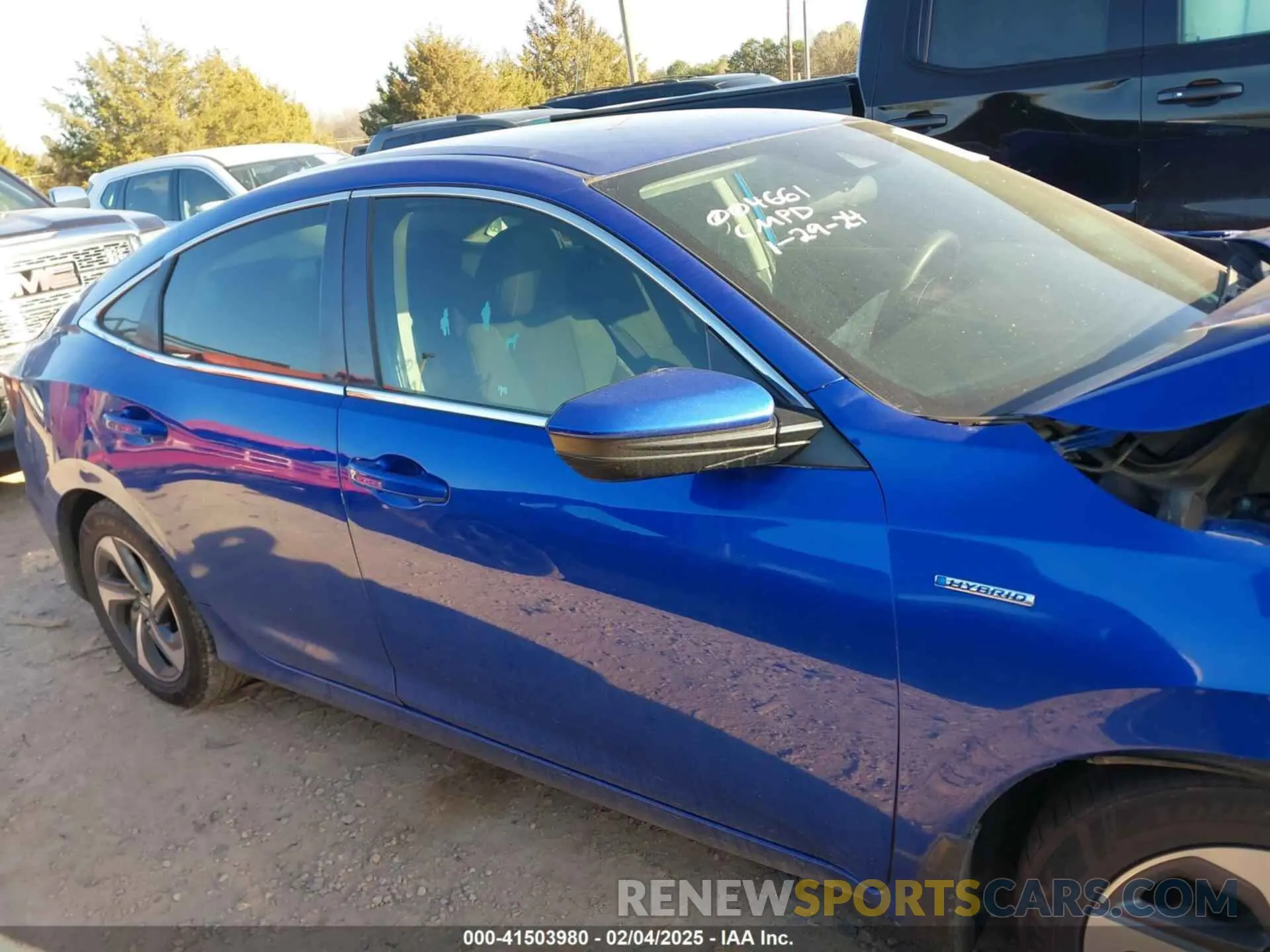 13 Photograph of a damaged car 19XZE4F14KE004661 HONDA INSIGHT 2019