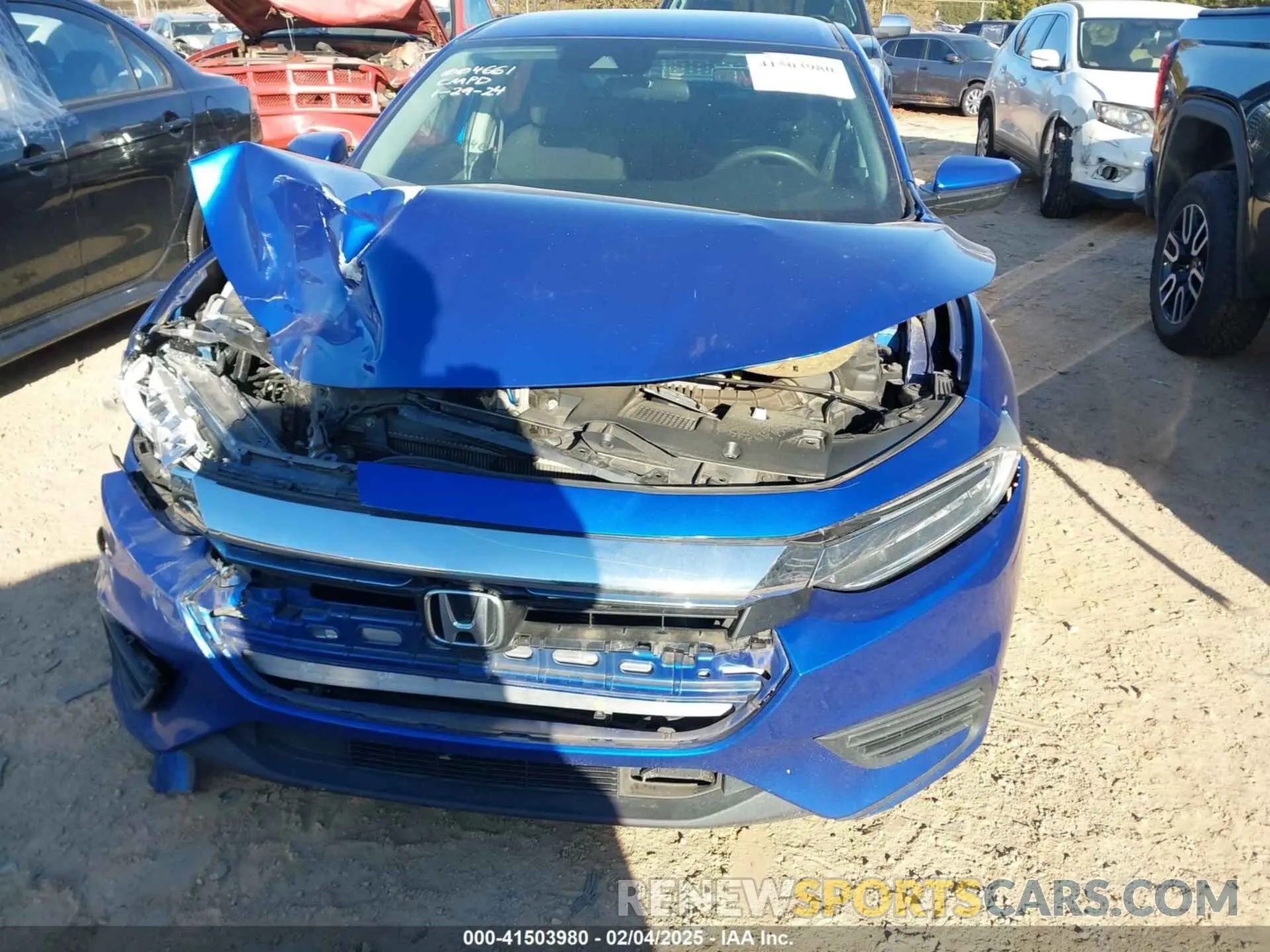 6 Photograph of a damaged car 19XZE4F14KE004661 HONDA INSIGHT 2019