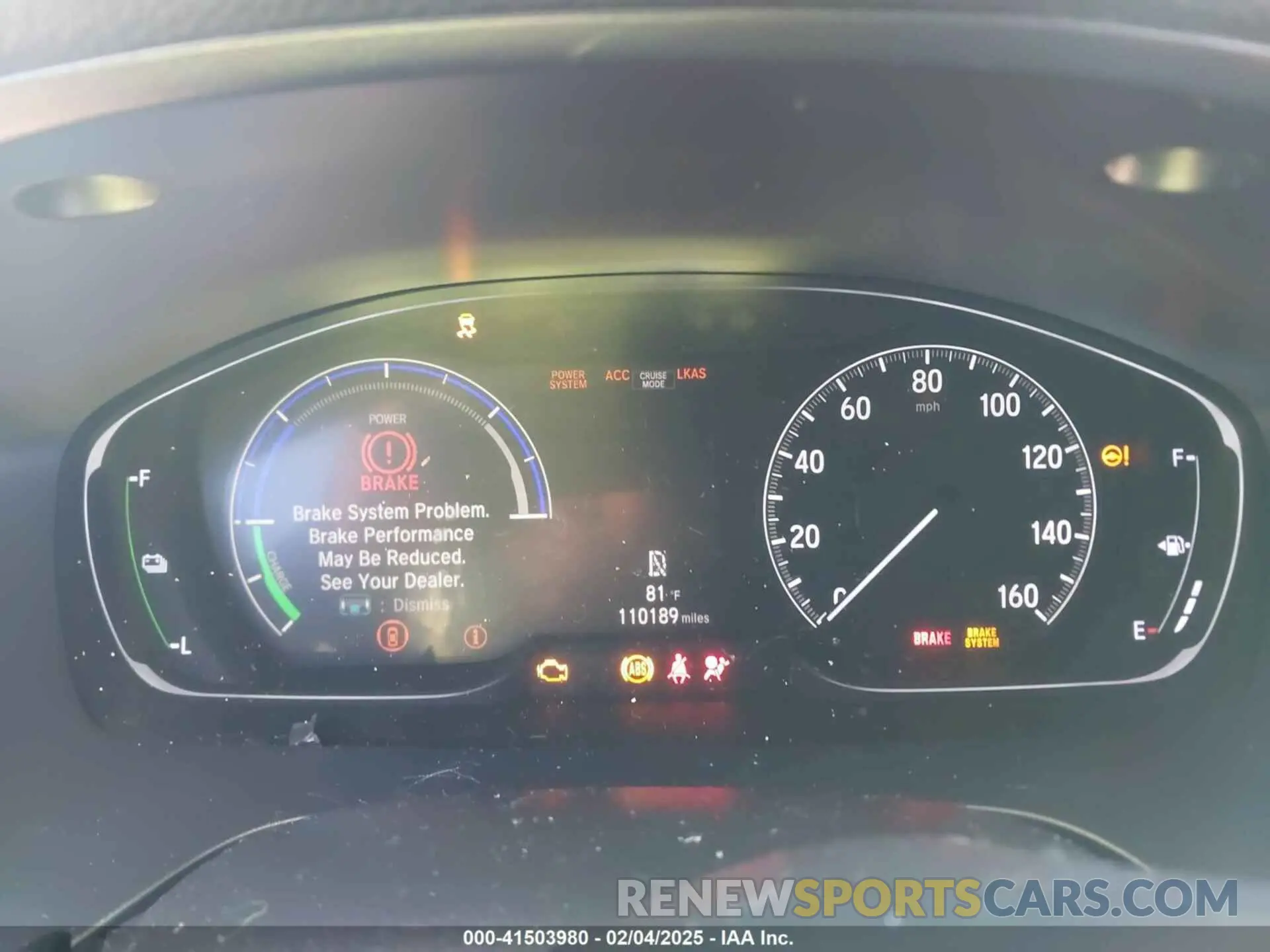 7 Photograph of a damaged car 19XZE4F14KE004661 HONDA INSIGHT 2019