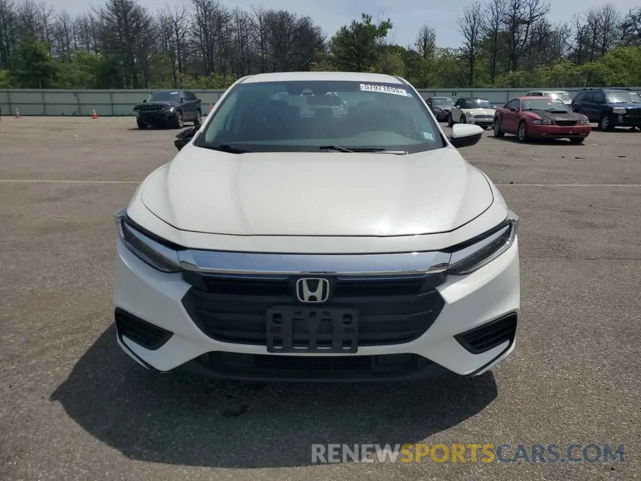 5 Photograph of a damaged car 19XZE4F15KE014079 HONDA INSIGHT 2019