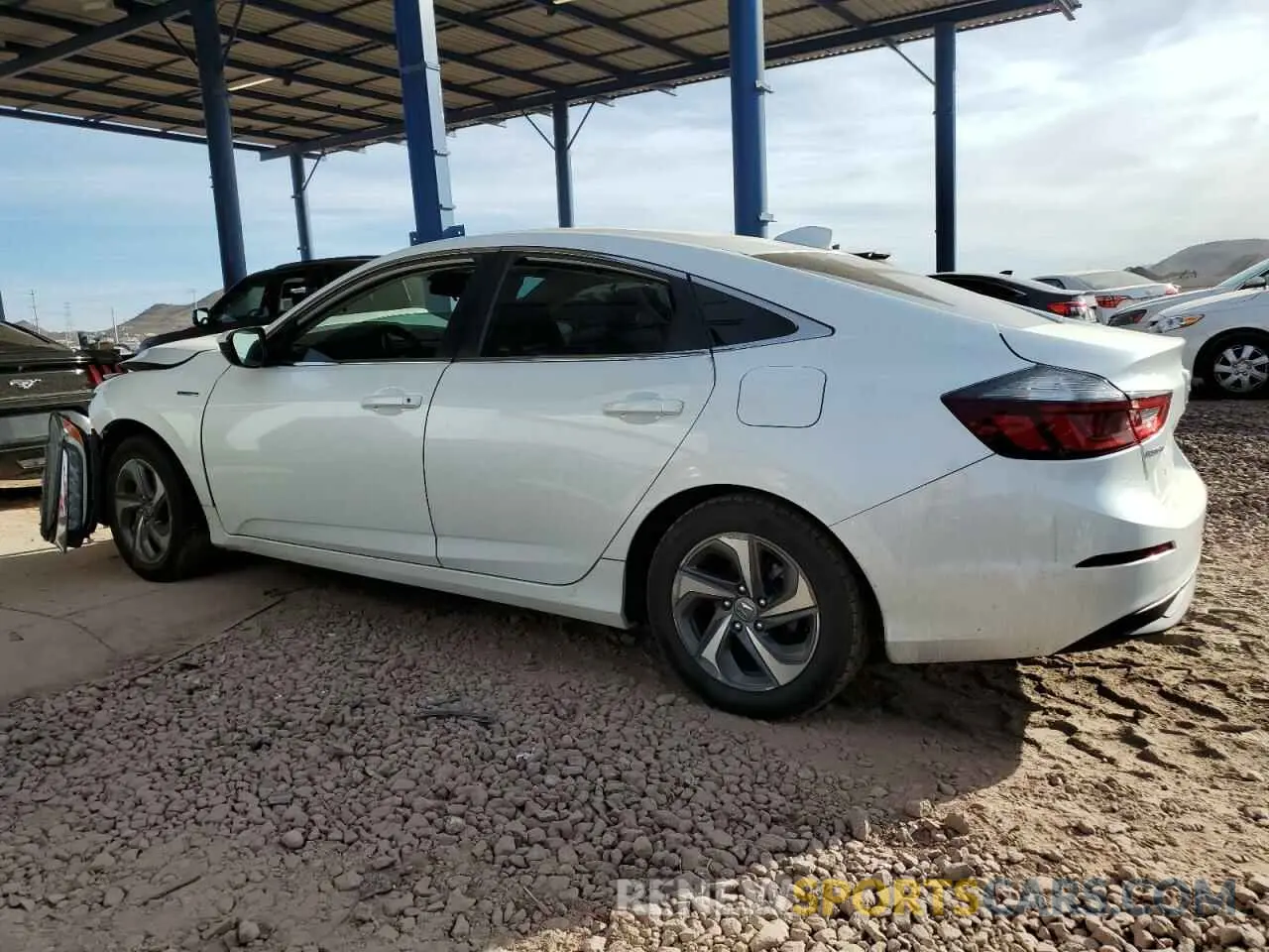 2 Фотография поврежденного автомобиля 19XZE4F17KE026251 HONDA INSIGHT 2019