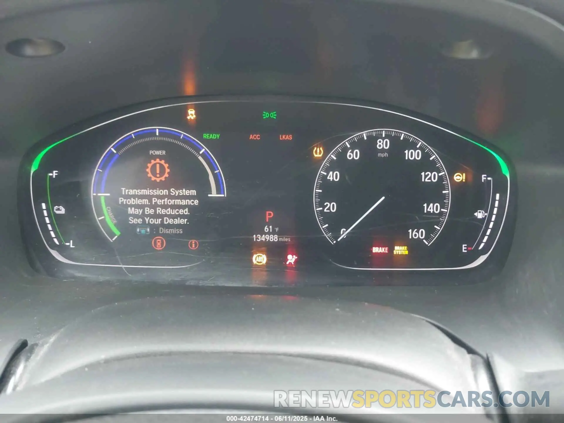 7 Photograph of a damaged car 19XZE4F51KE003969 HONDA INSIGHT 2019