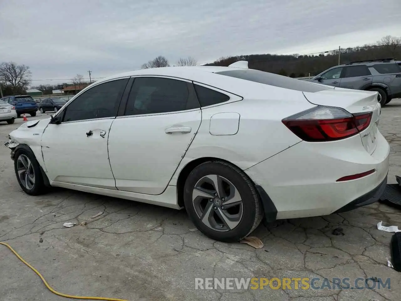 2 Photograph of a damaged car 19XZE4F52KE003849 HONDA INSIGHT 2019