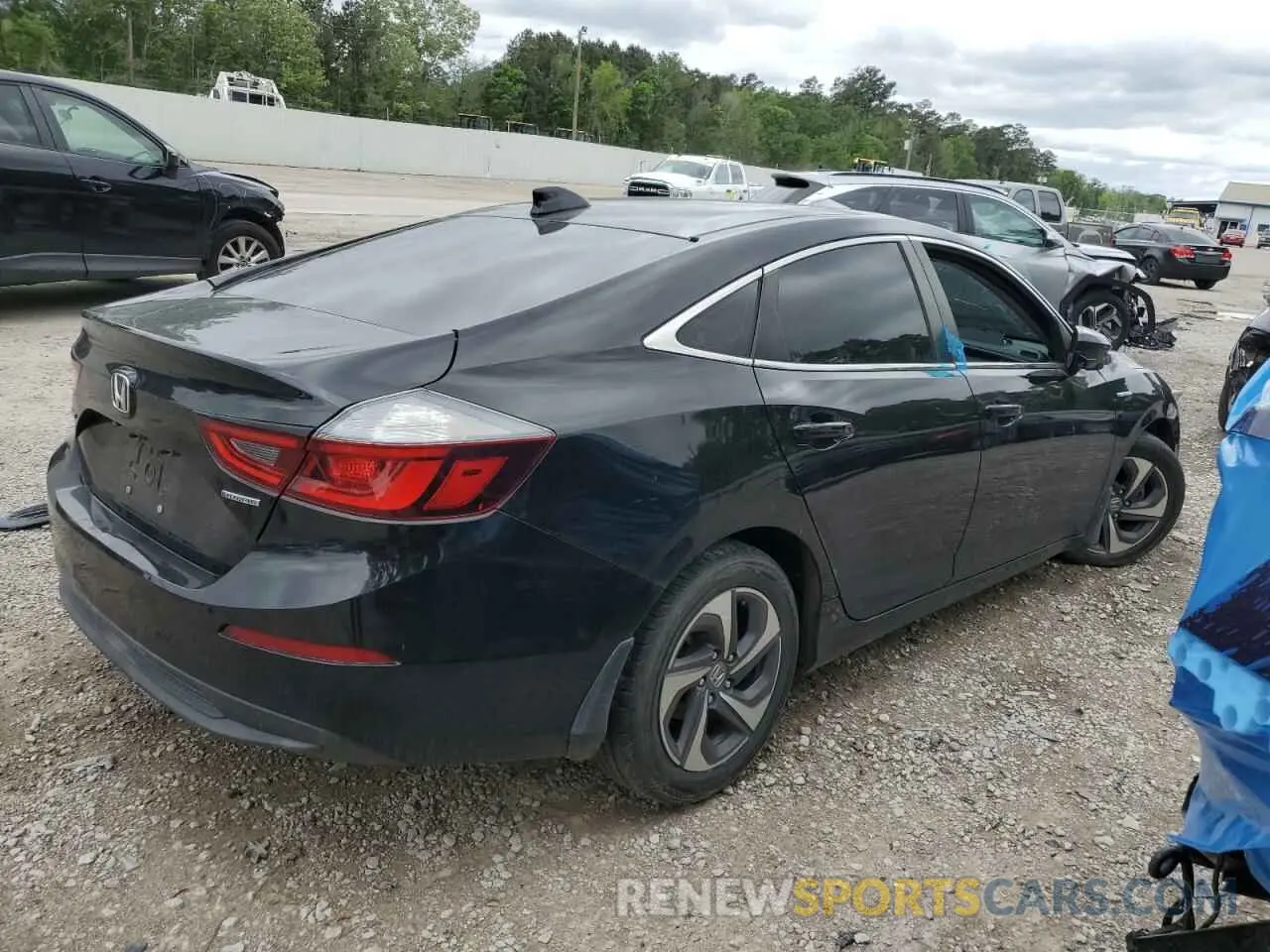 3 Photograph of a damaged car 19XZE4F52KE005035 HONDA INSIGHT 2019
