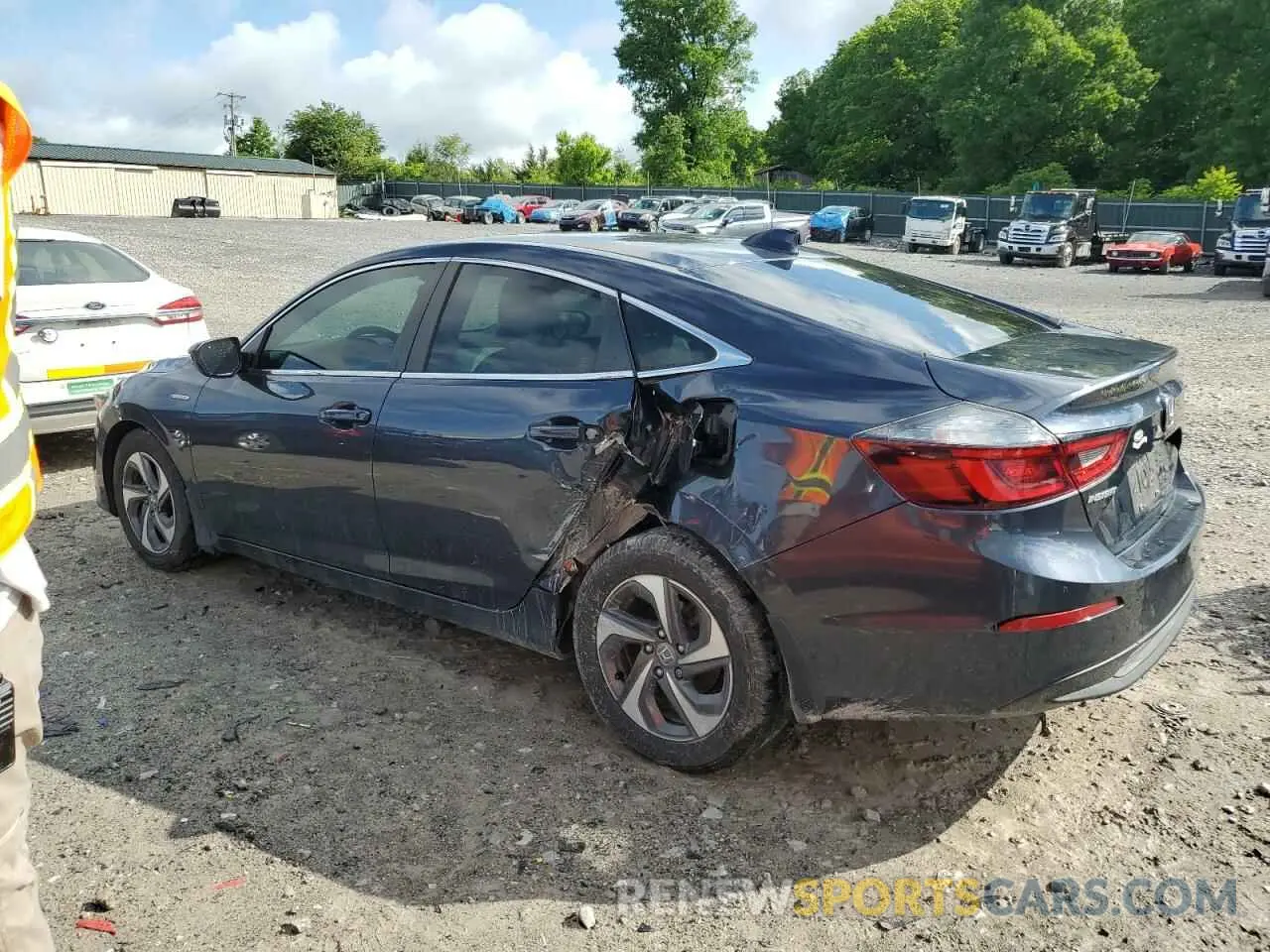 2 Photograph of a damaged car 19XZE4F52KE024751 HONDA INSIGHT 2019