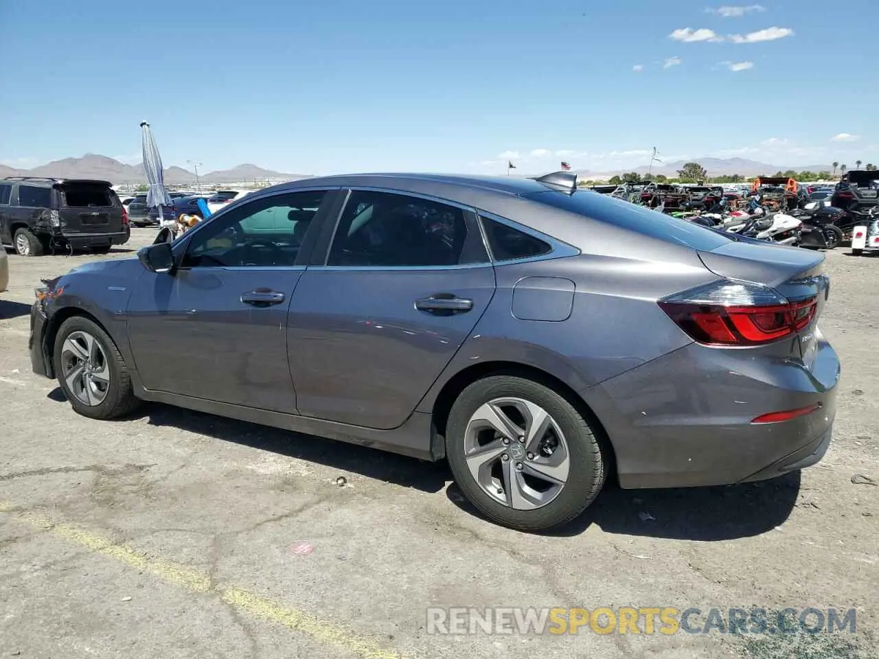 2 Фотография поврежденного автомобиля 19XZE4F52KE033983 HONDA INSIGHT 2019