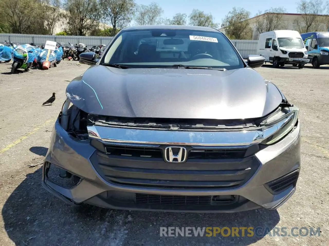 5 Фотография поврежденного автомобиля 19XZE4F52KE033983 HONDA INSIGHT 2019