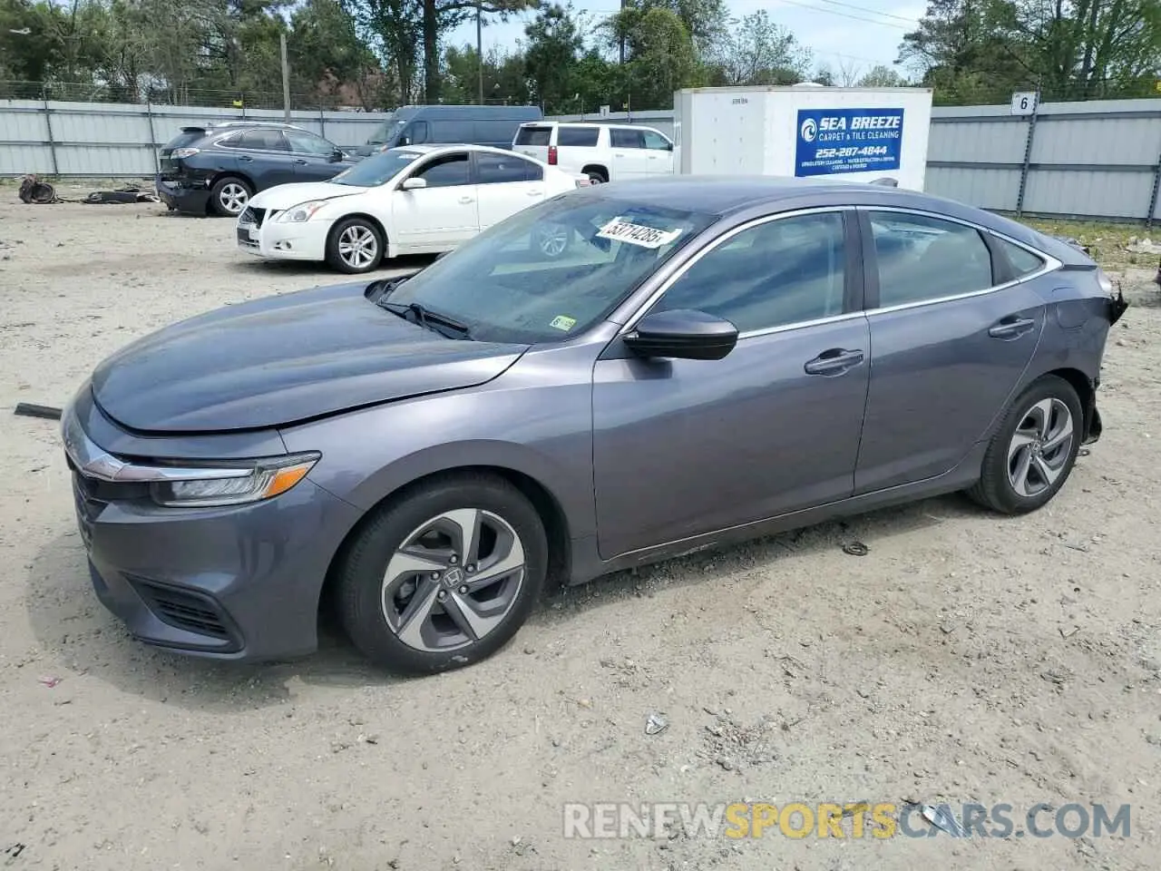 1 Фотография поврежденного автомобиля 19XZE4F54KE008079 HONDA INSIGHT 2019