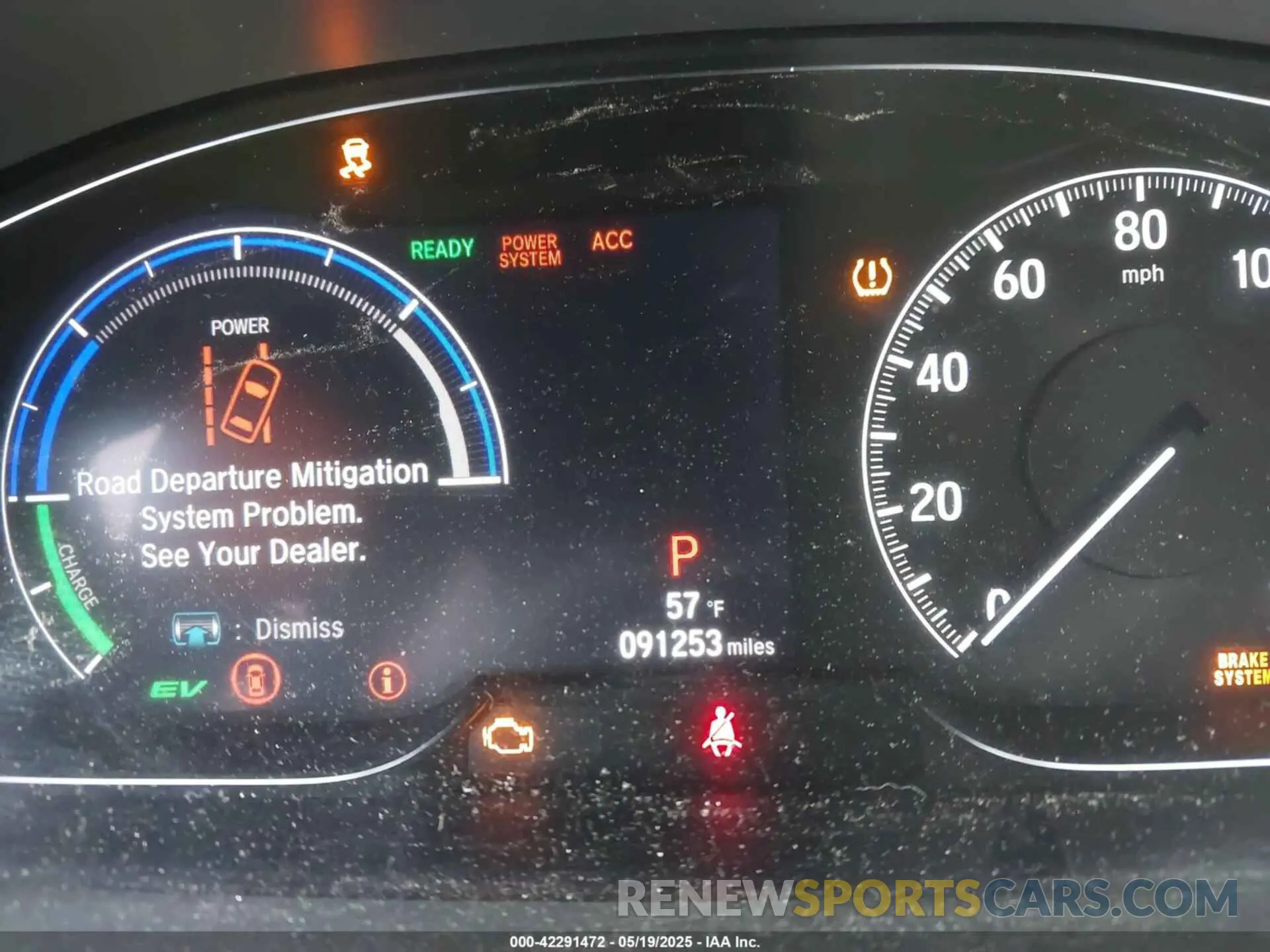 7 Photograph of a damaged car 19XZE4F55KE022055 HONDA INSIGHT 2019