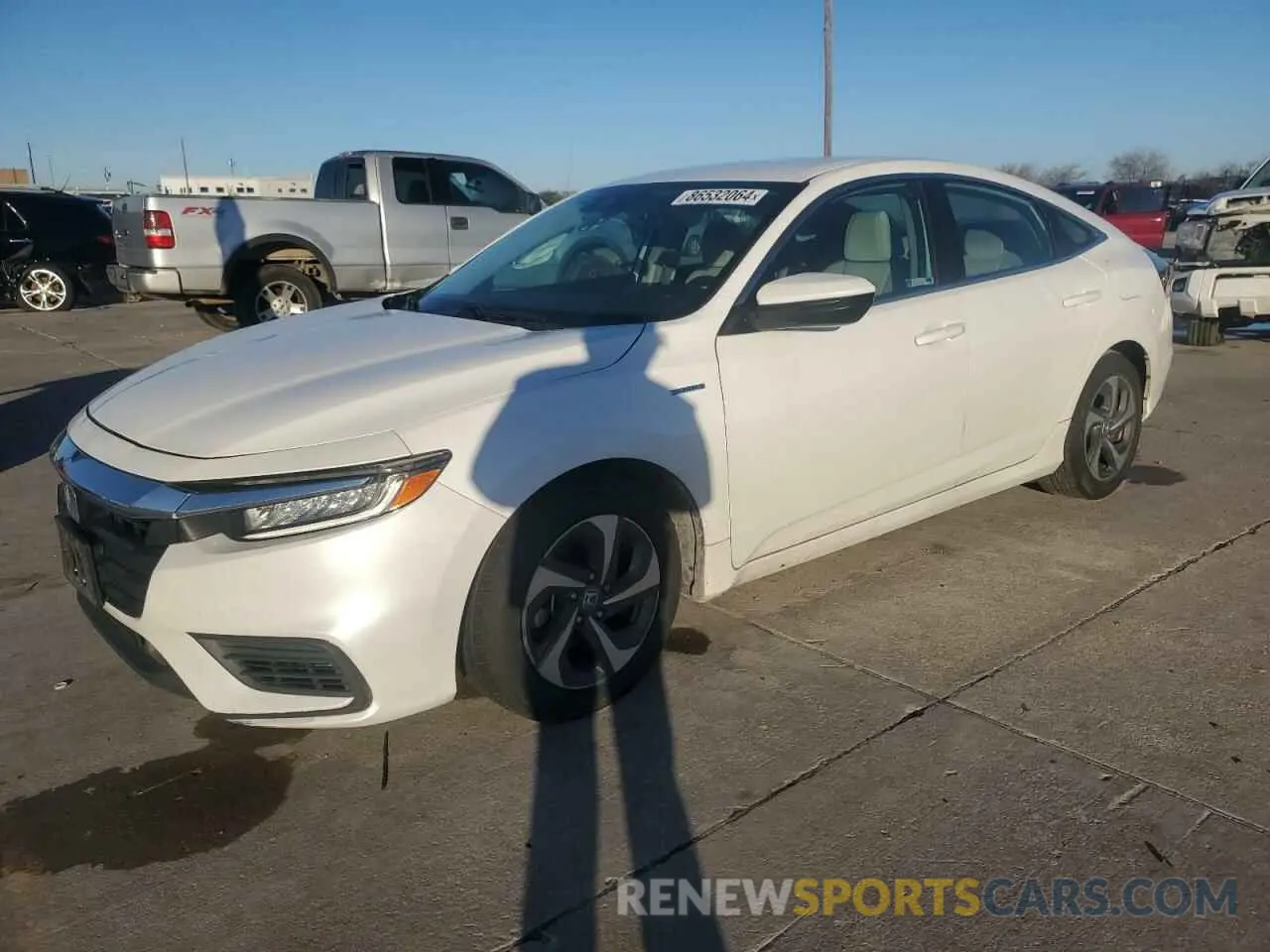 1 Фотография поврежденного автомобиля 19XZE4F55KE028941 HONDA INSIGHT 2019