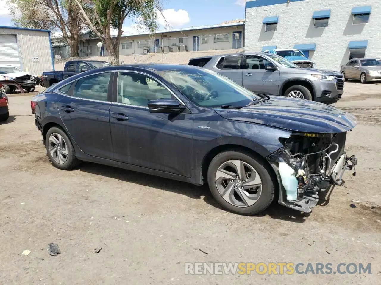 5 Photograph of a damaged car 19XZE4F55KE031886 HONDA INSIGHT 2019