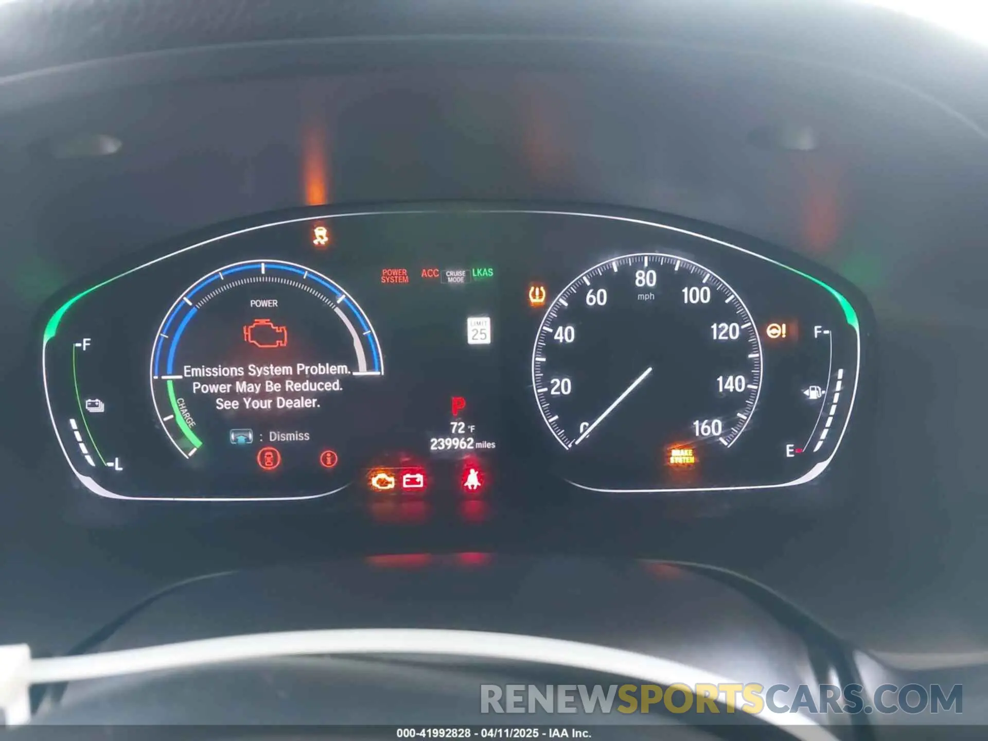 7 Photograph of a damaged car 19XZE4F56KE021402 HONDA INSIGHT 2019