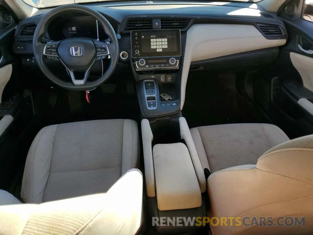 8 Photograph of a damaged car 19XZE4F56KE024655 HONDA INSIGHT 2019