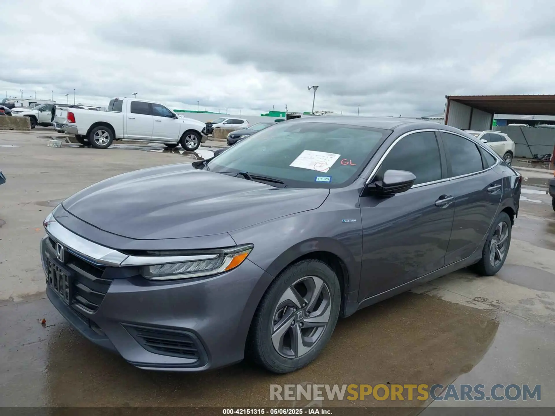 2 Фотография поврежденного автомобиля 19XZE4F56KE025837 HONDA INSIGHT 2019