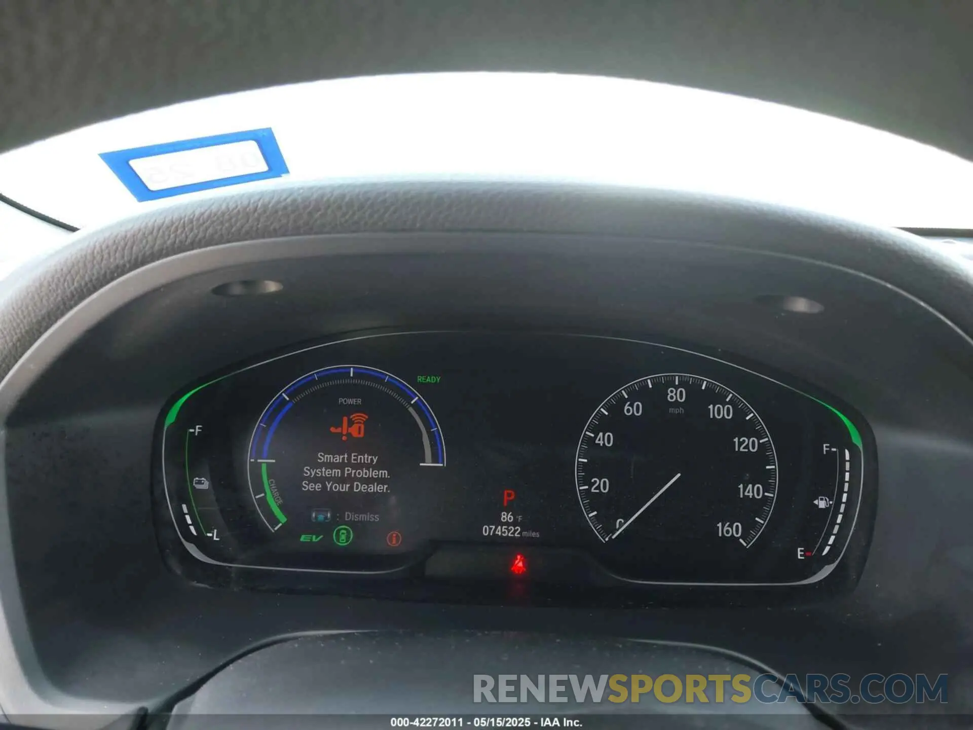 7 Фотография поврежденного автомобиля 19XZE4F57KE018251 HONDA INSIGHT 2019