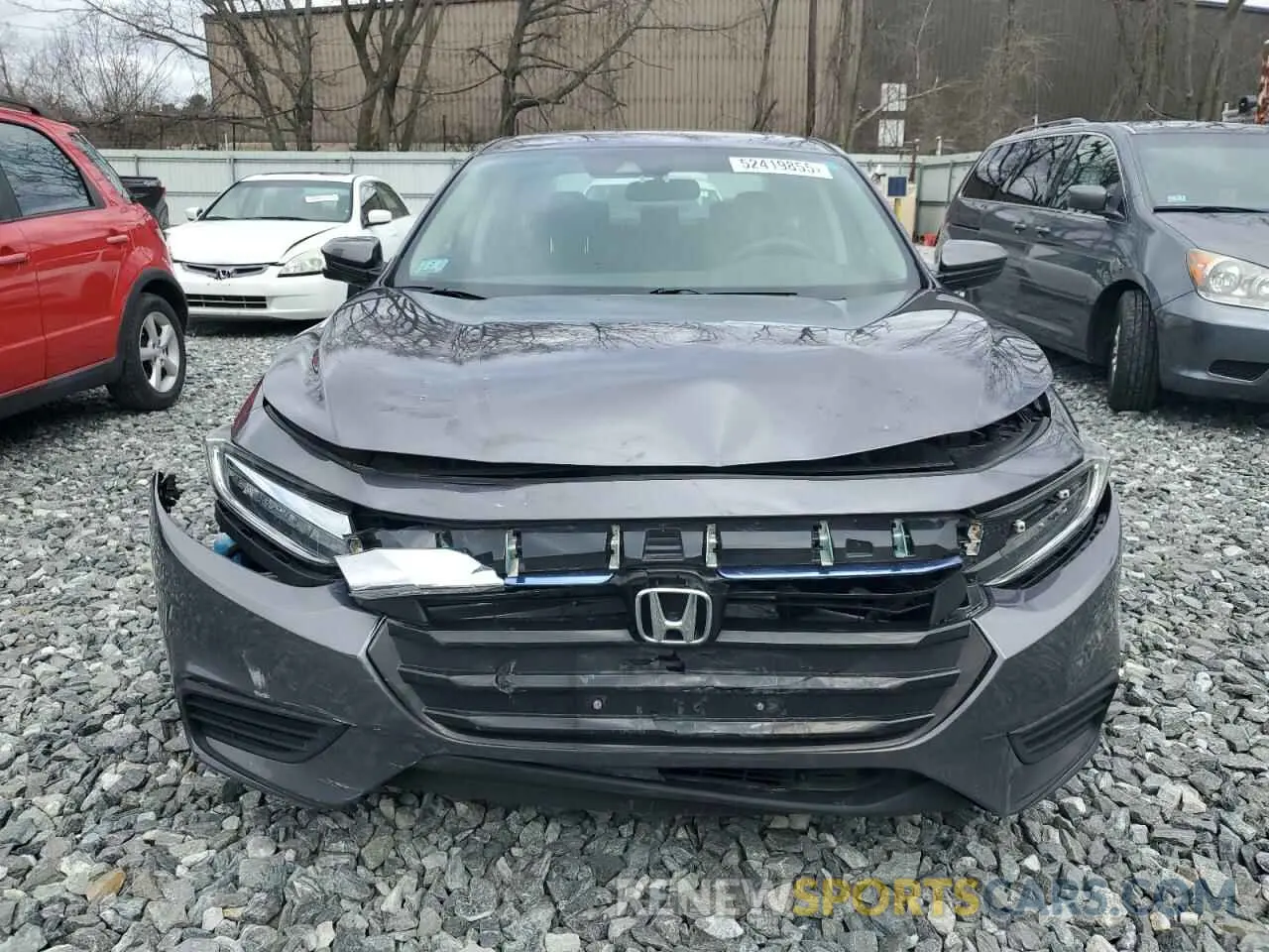 5 Фотография поврежденного автомобиля 19XZE4F58KE008151 HONDA INSIGHT 2019