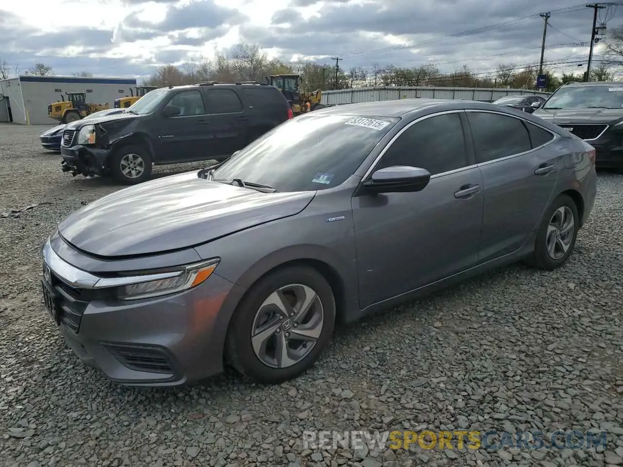1 Фотография поврежденного автомобиля 19XZE4F58KE017755 HONDA INSIGHT 2019