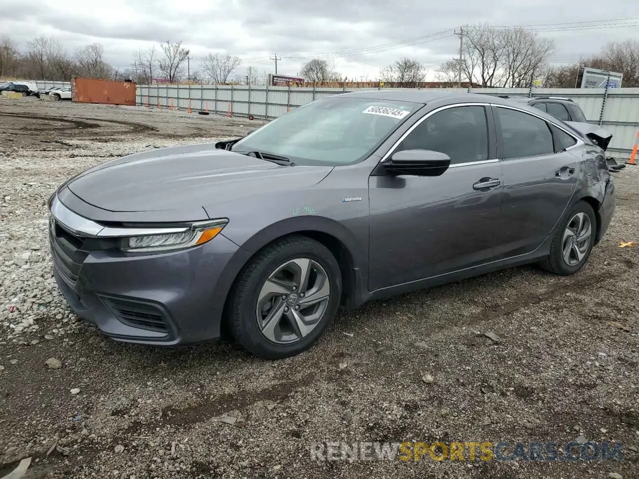 1 Фотография поврежденного автомобиля 19XZE4F58KE031476 HONDA INSIGHT 2019