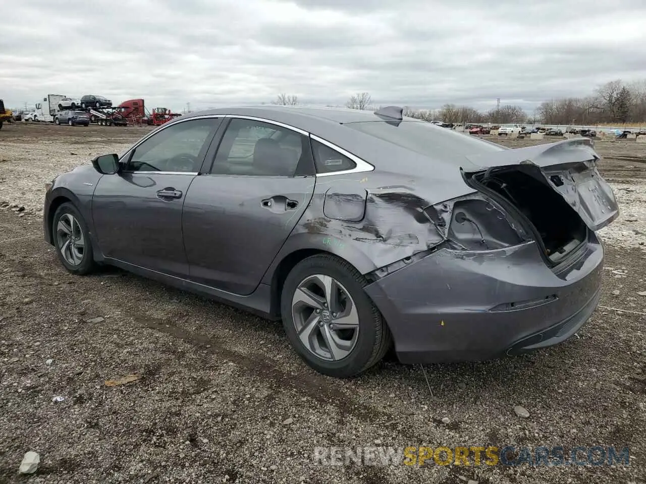 2 Фотография поврежденного автомобиля 19XZE4F58KE031476 HONDA INSIGHT 2019