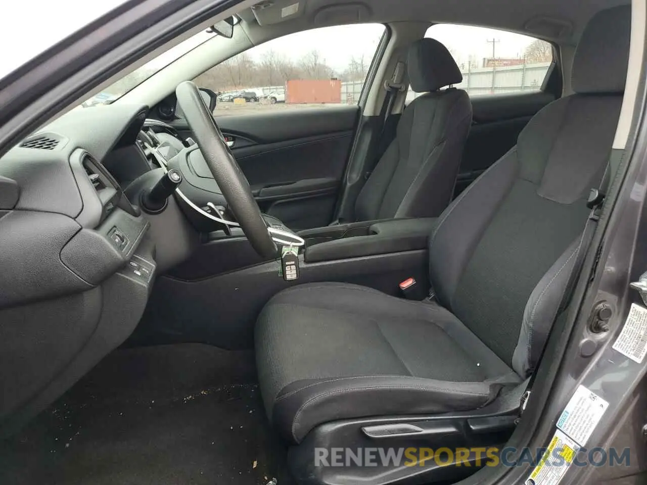 7 Фотография поврежденного автомобиля 19XZE4F58KE031476 HONDA INSIGHT 2019