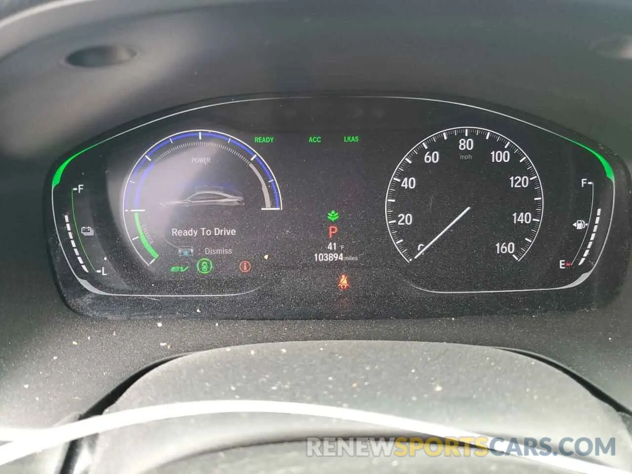 9 Фотография поврежденного автомобиля 19XZE4F58KE031476 HONDA INSIGHT 2019