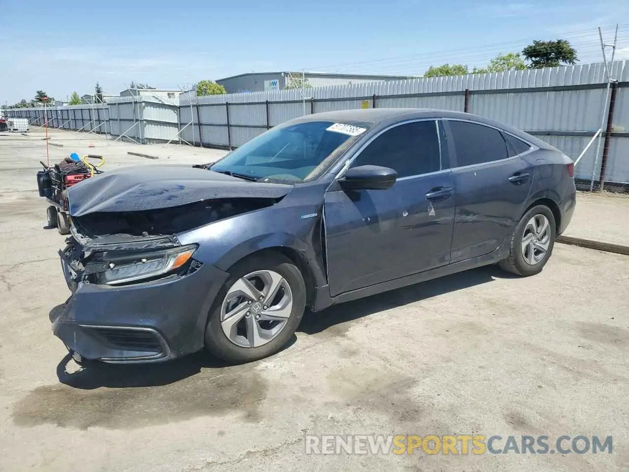 1 Photograph of a damaged car 19XZE4F58KE031929 HONDA INSIGHT 2019