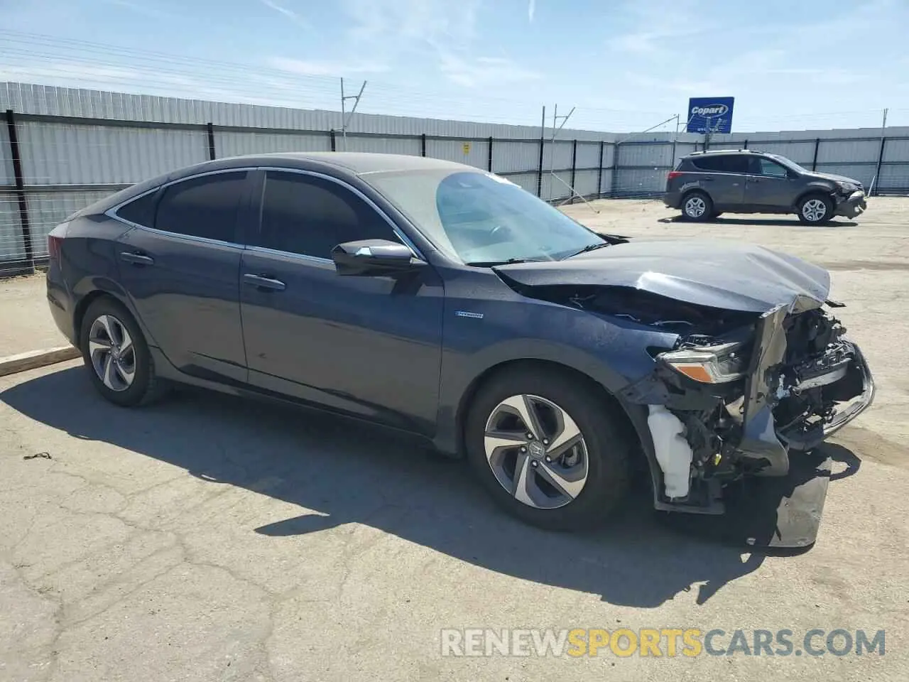 4 Photograph of a damaged car 19XZE4F58KE031929 HONDA INSIGHT 2019