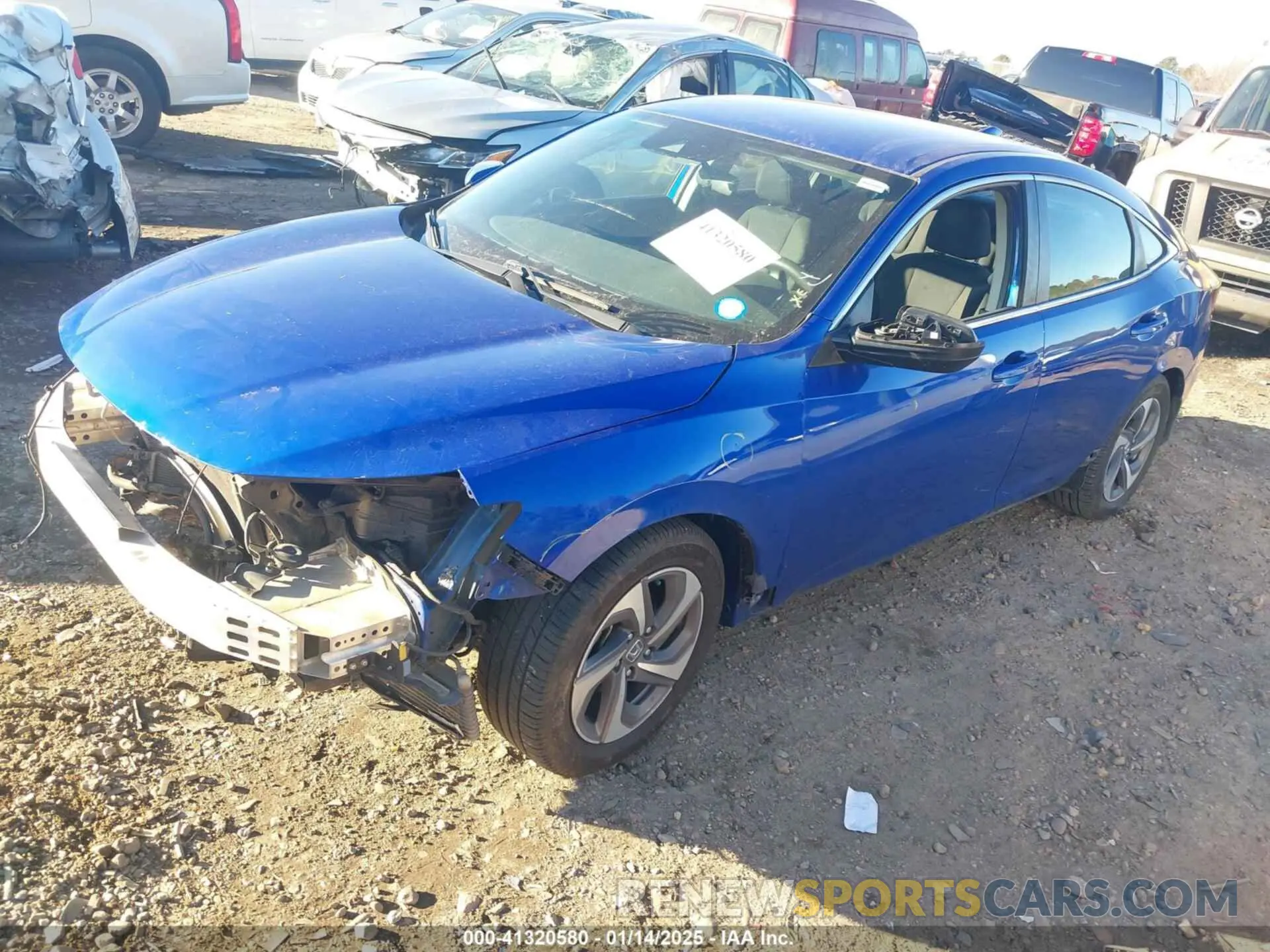 2 Photograph of a damaged car 19XZE4F59KE007669 HONDA INSIGHT 2019