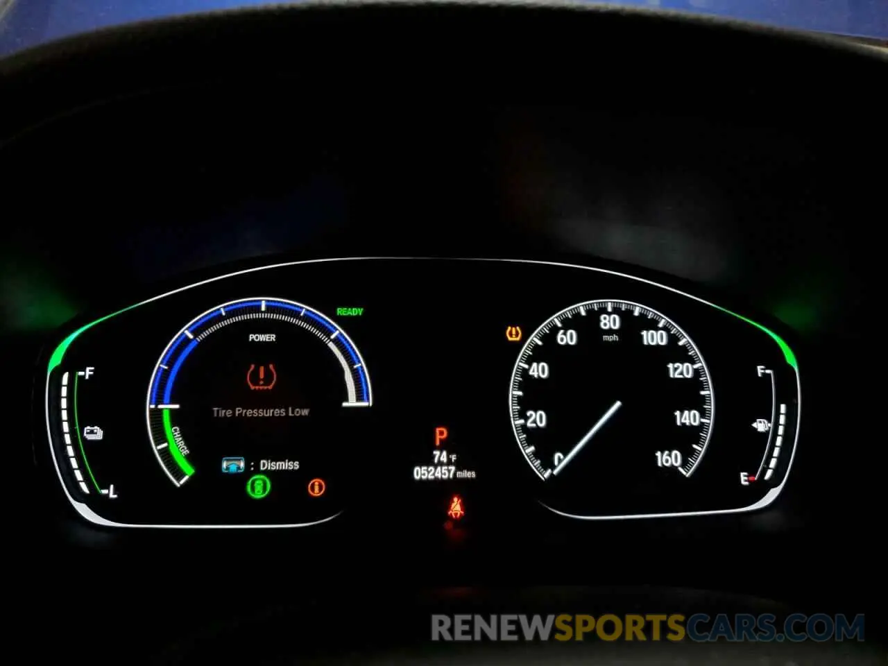 9 Фотография поврежденного автомобиля 19XZE4F90KE003576 HONDA INSIGHT 2019