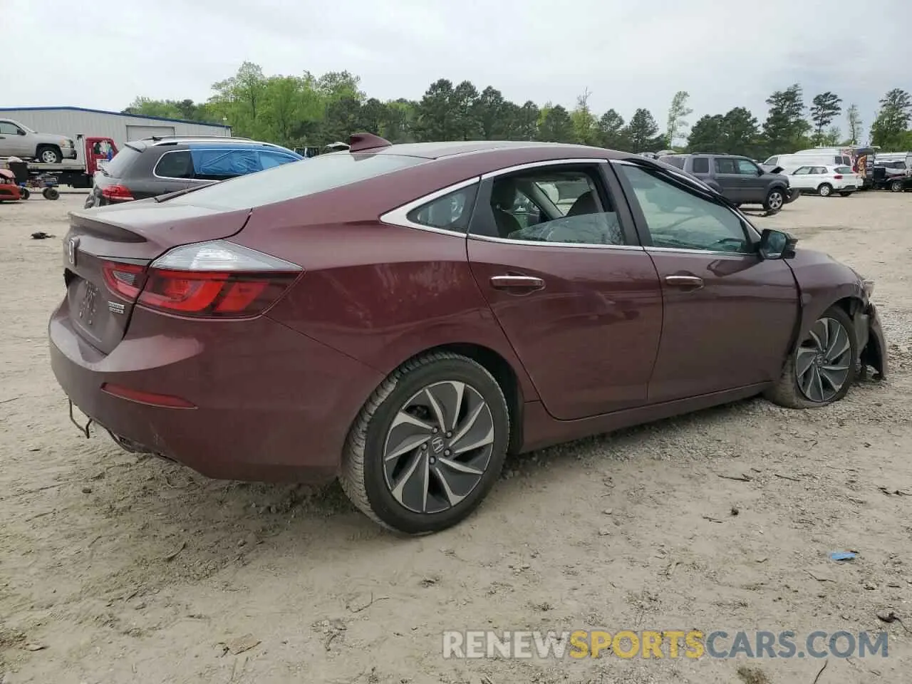 3 Photograph of a damaged car 19XZE4F90KE021222 HONDA INSIGHT 2019