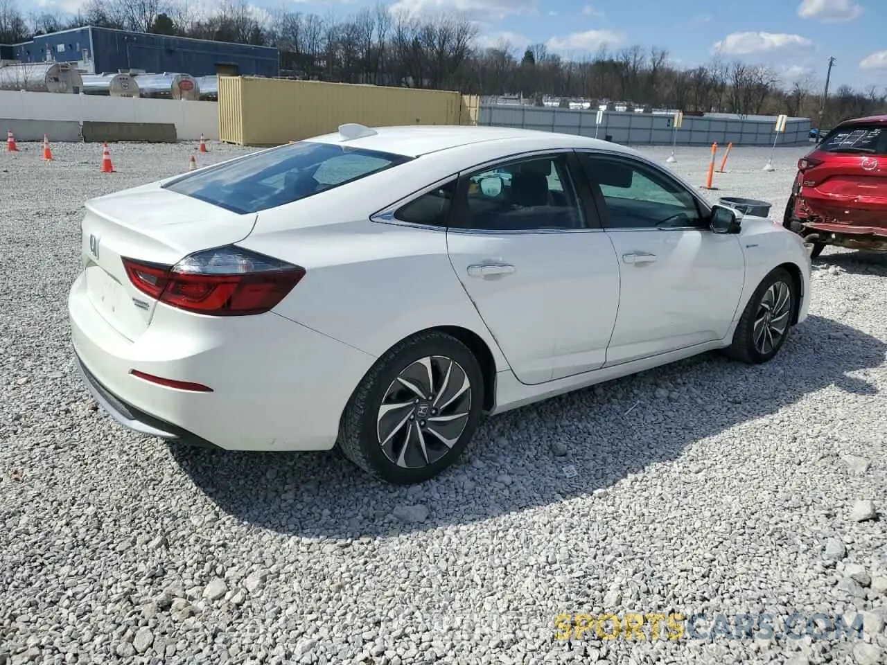 3 Photograph of a damaged car 19XZE4F94KE013561 HONDA INSIGHT 2019