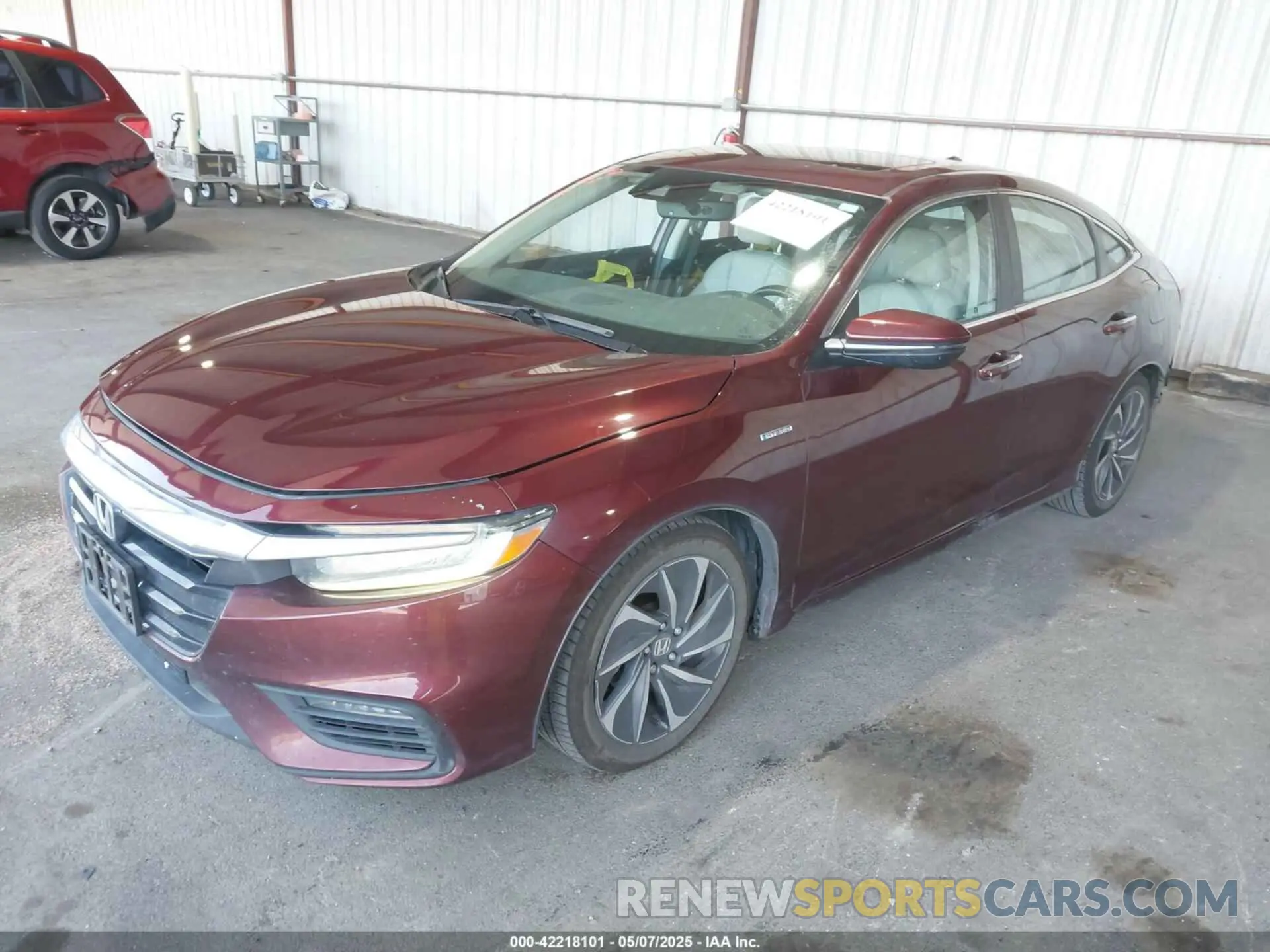 2 Фотография поврежденного автомобиля 19XZE4F94KE014483 HONDA INSIGHT 2019