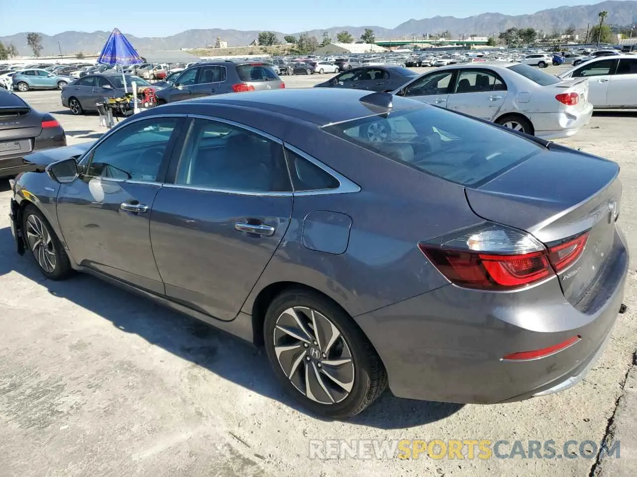 2 Photograph of a damaged car 19XZE4F96KE031589 HONDA INSIGHT 2019