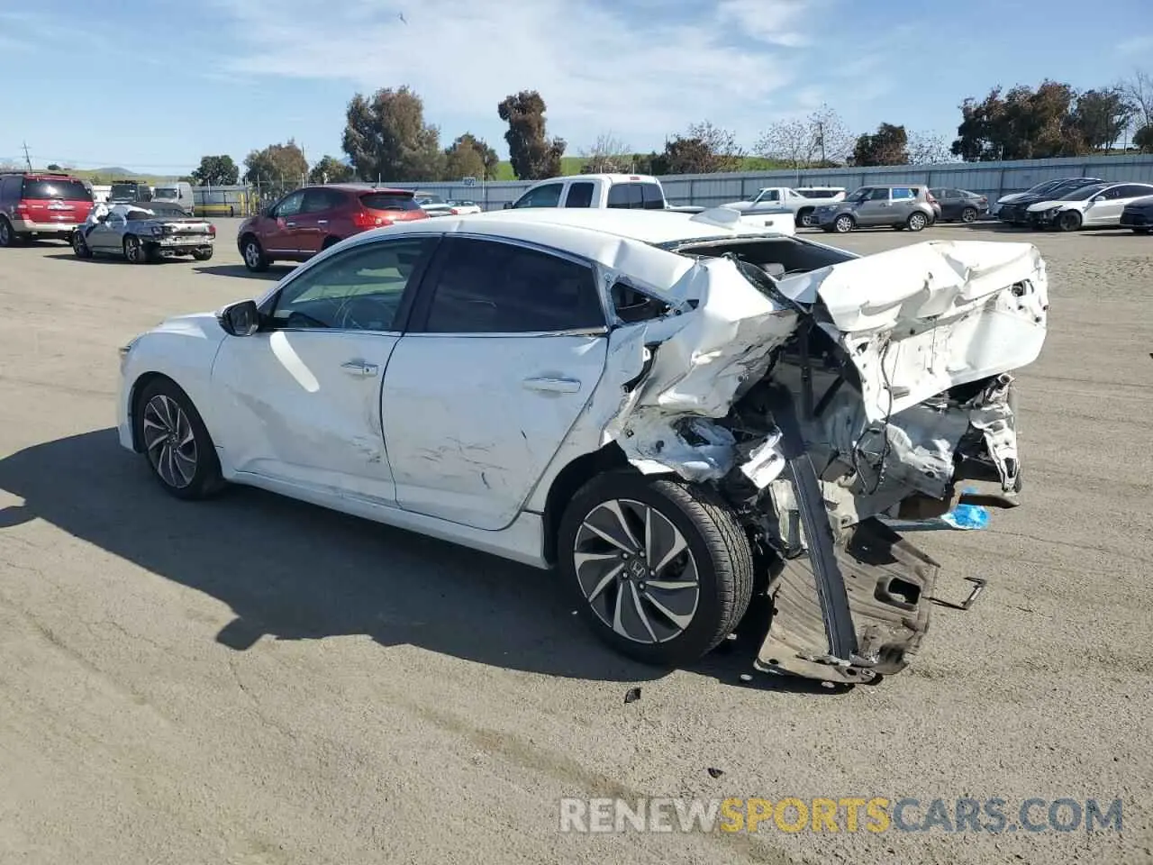 2 Photograph of a damaged car 19XZE4F97KE020228 HONDA INSIGHT 2019