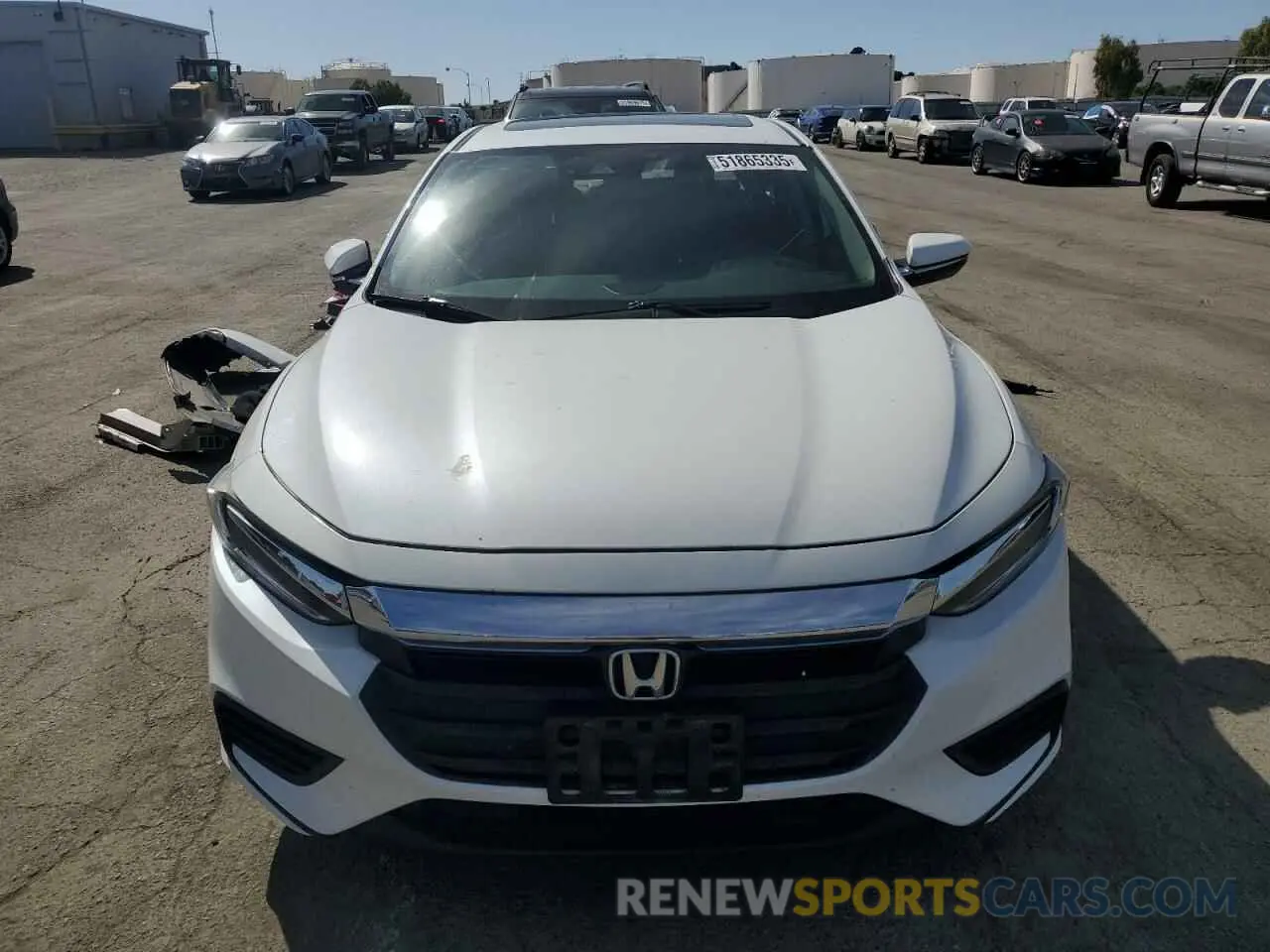 5 Photograph of a damaged car 19XZE4F97KE020228 HONDA INSIGHT 2019