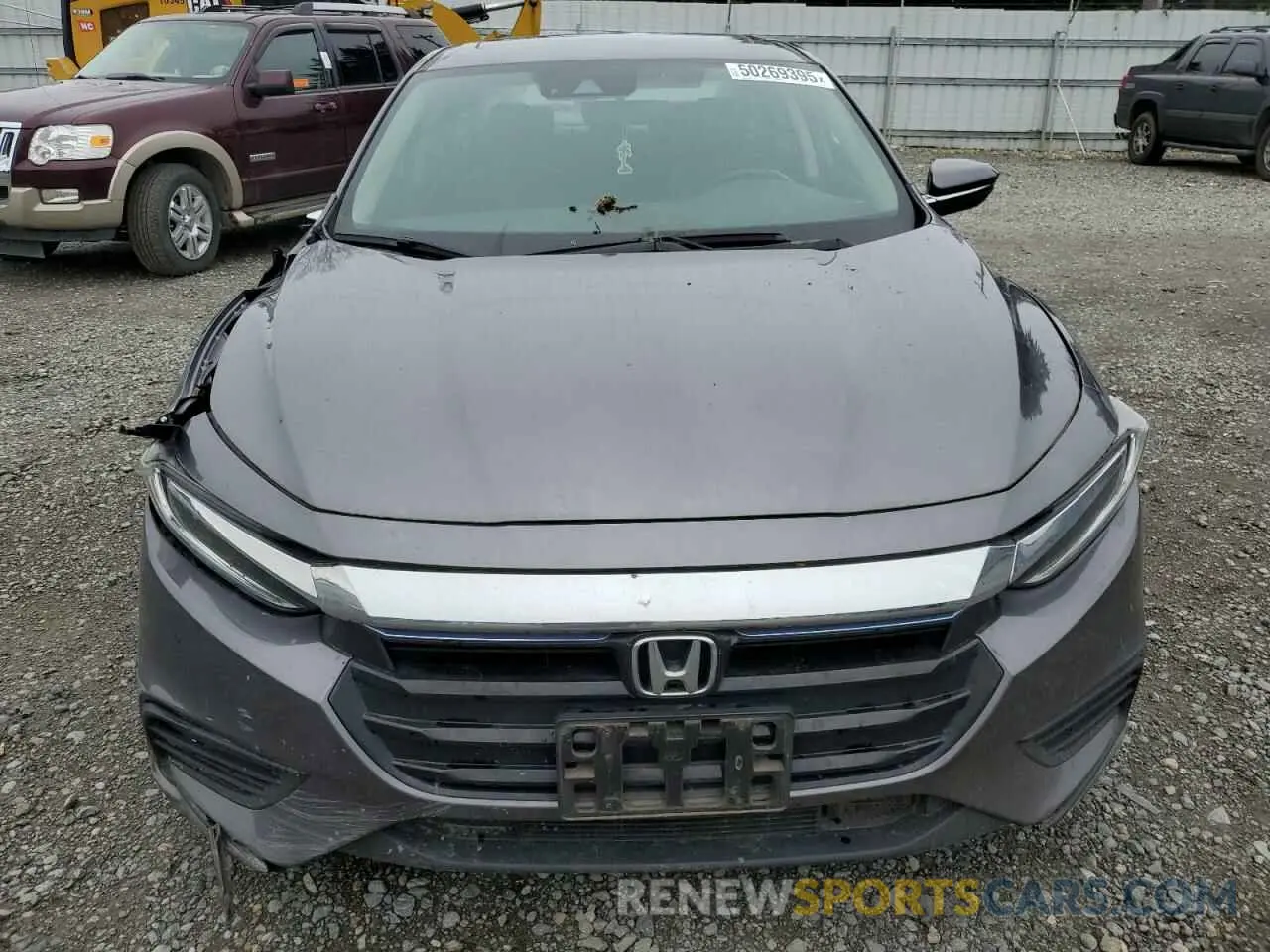 5 Фотография поврежденного автомобиля 19XZE4F98KE003082 HONDA INSIGHT 2019