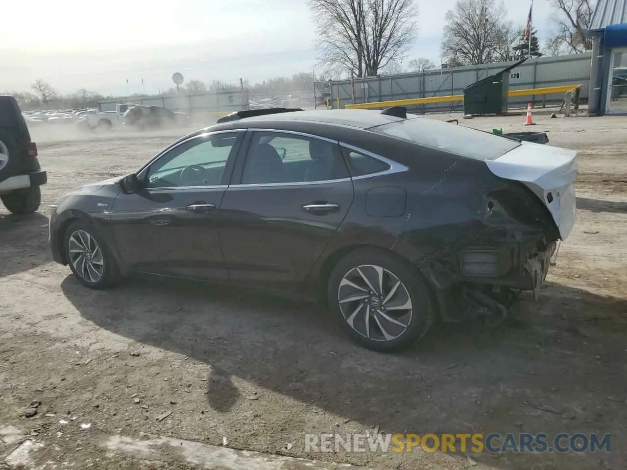 2 Фотография поврежденного автомобиля 19XZE4F99KE003172 HONDA INSIGHT 2019