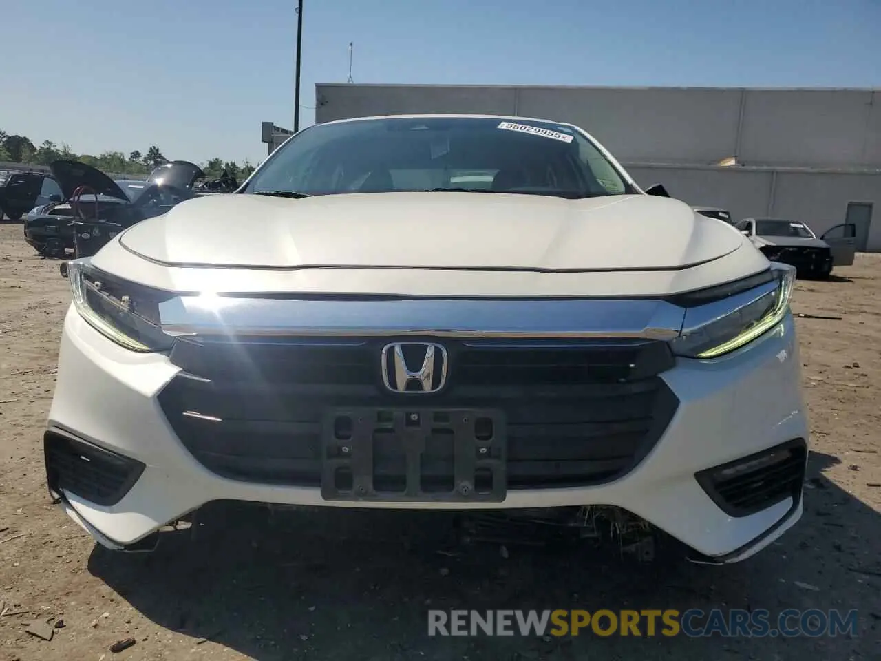 5 Фотография поврежденного автомобиля 19XZE4F9XKE004055 HONDA INSIGHT 2019