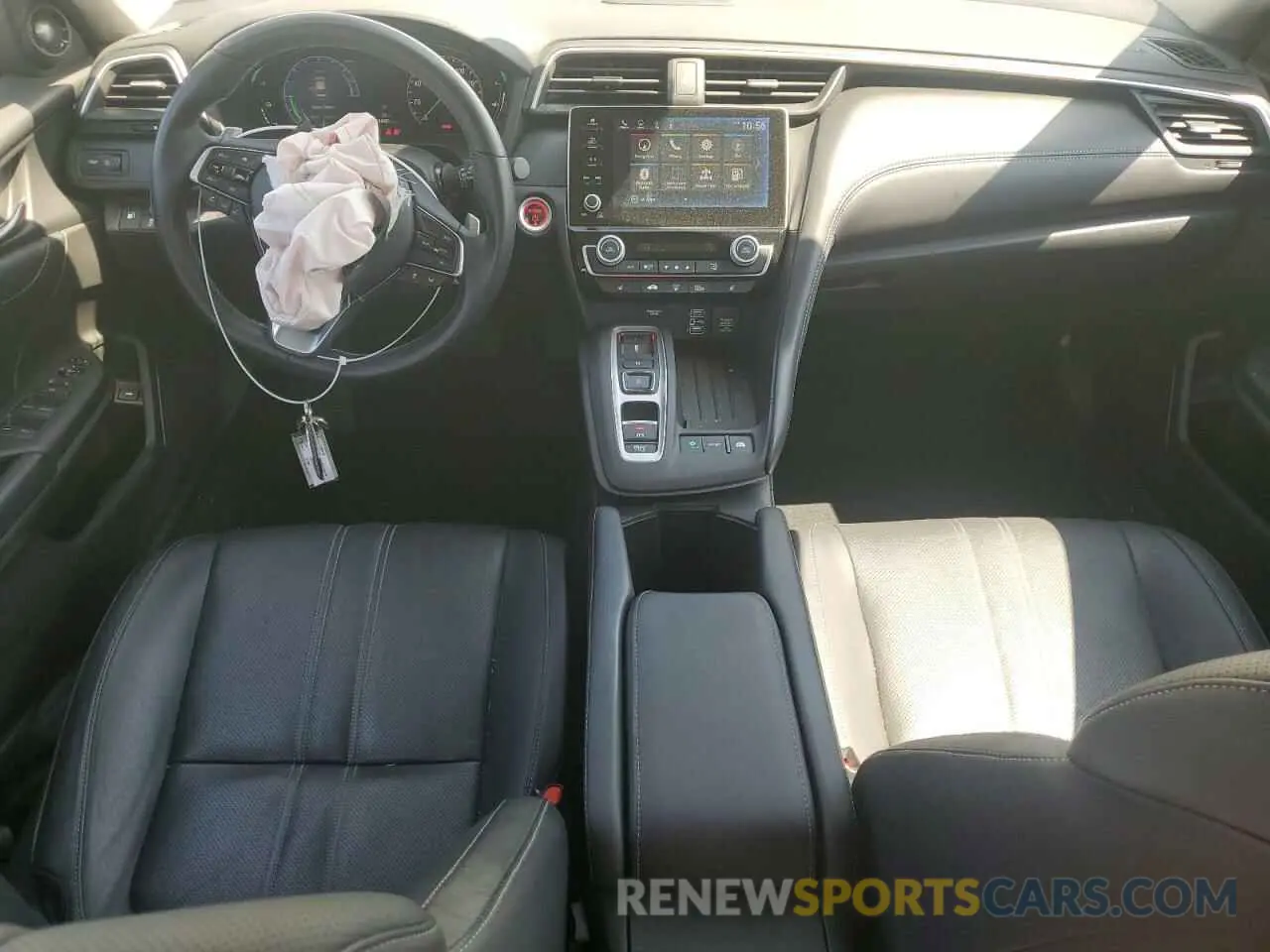 8 Фотография поврежденного автомобиля 19XZE4F9XKE004055 HONDA INSIGHT 2019