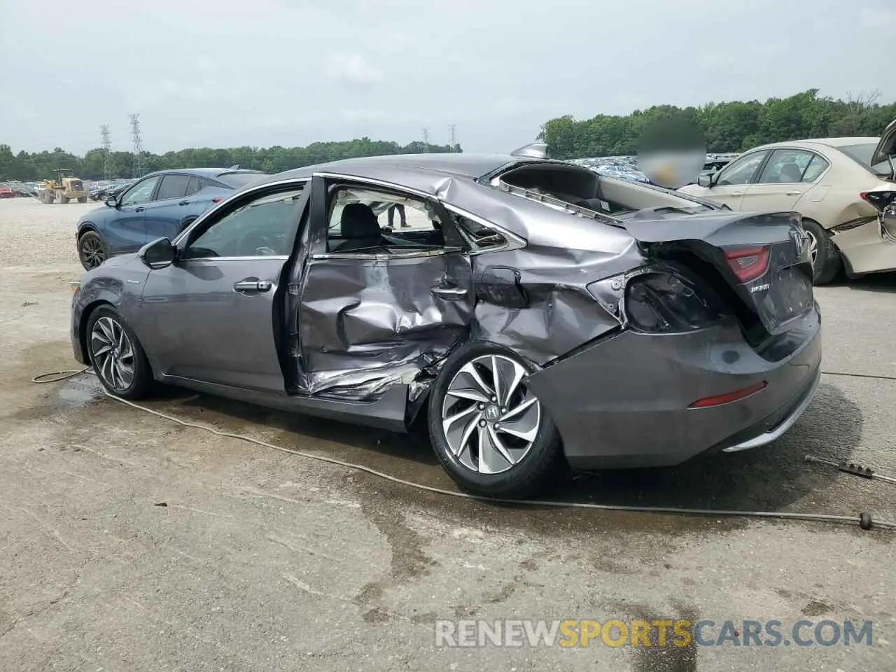 2 Photograph of a damaged car 19XZE4F9XKE020742 HONDA INSIGHT 2019