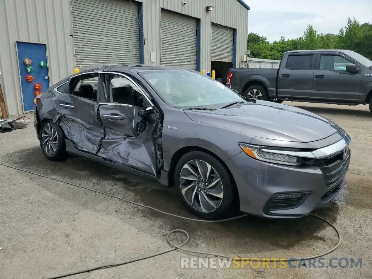 4 Photograph of a damaged car 19XZE4F9XKE020742 HONDA INSIGHT 2019