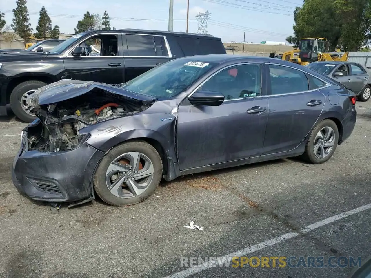 1 Фотография поврежденного автомобиля 19XZE4F54LE007306 HONDA INSIGHT 2020