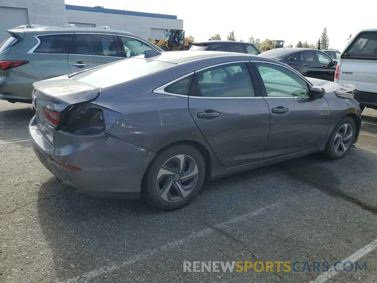 3 Фотография поврежденного автомобиля 19XZE4F54LE007306 HONDA INSIGHT 2020