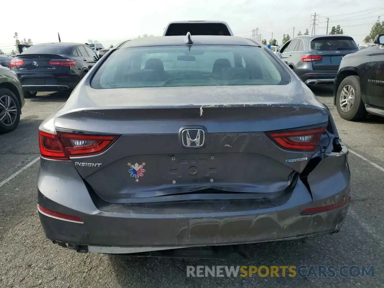 6 Фотография поврежденного автомобиля 19XZE4F54LE007306 HONDA INSIGHT 2020