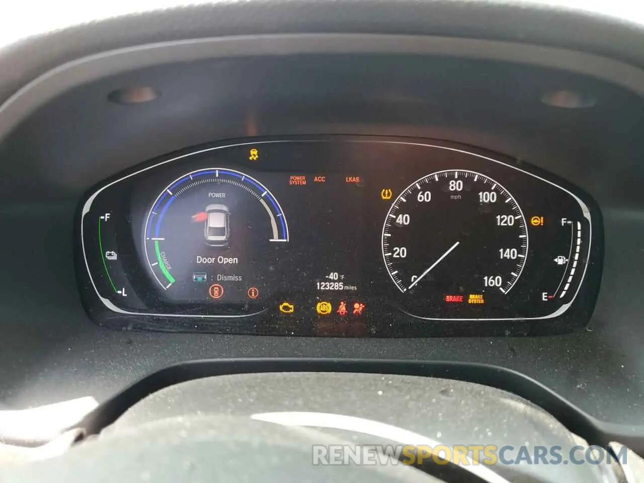 9 Фотография поврежденного автомобиля 19XZE4F54LE007306 HONDA INSIGHT 2020
