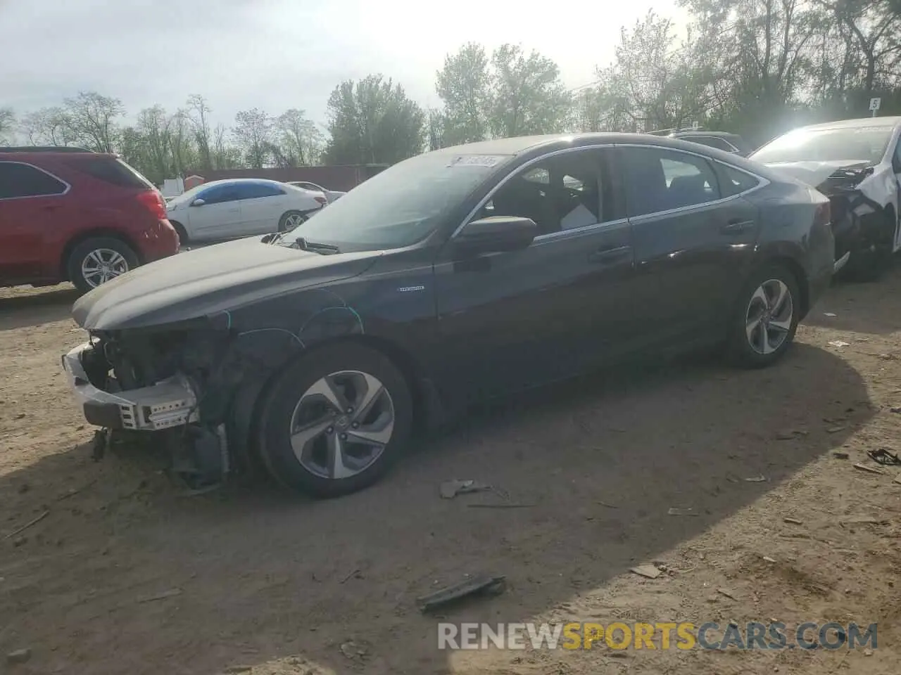 1 Фотография поврежденного автомобиля 19XZE4F58LE011830 HONDA INSIGHT 2020