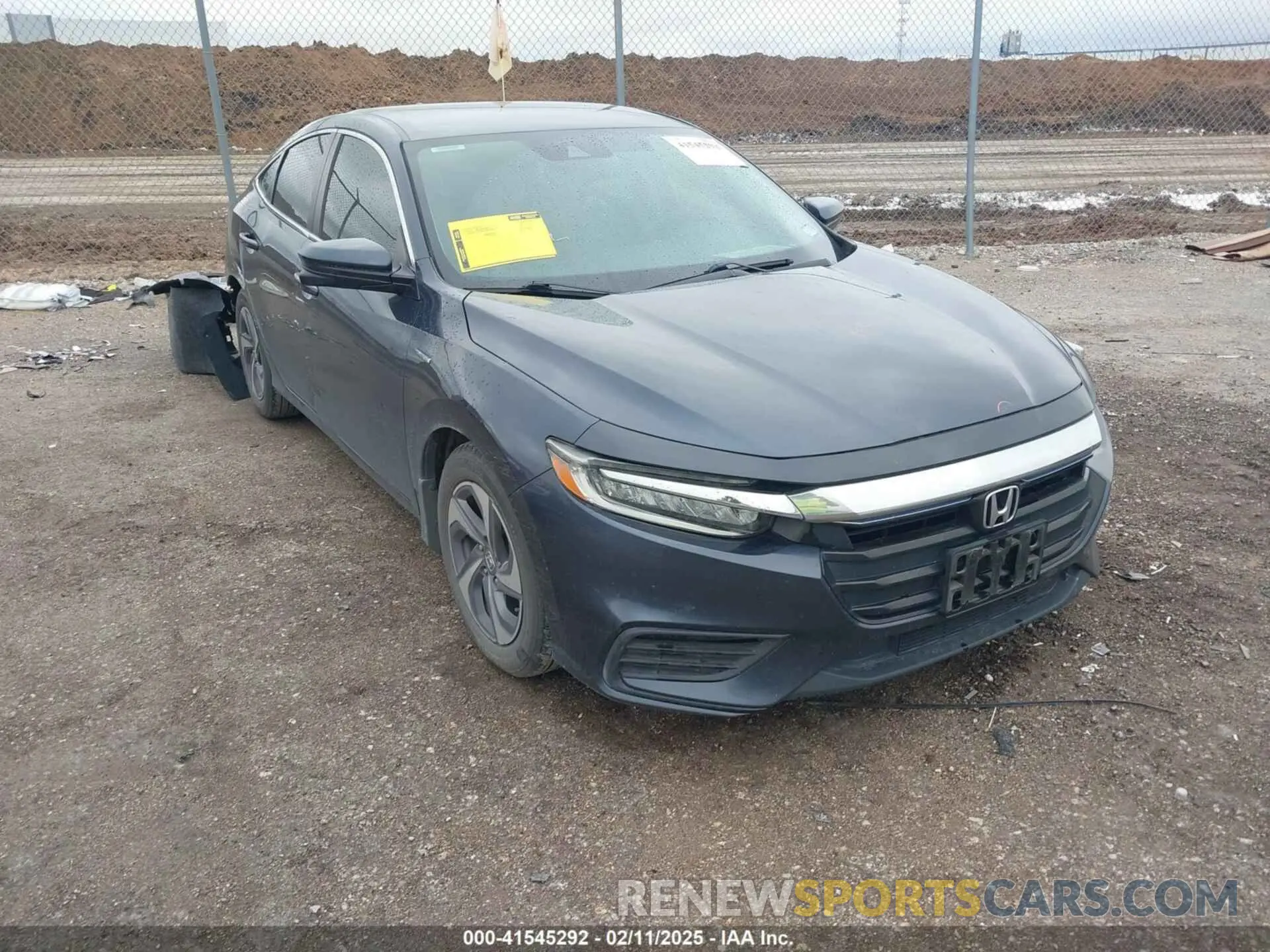 1 Фотография поврежденного автомобиля 19XZE4F58LE013853 HONDA INSIGHT 2020