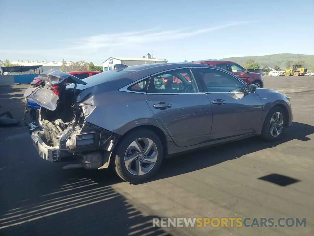 3 Photograph of a damaged car 19XZE4F58LE014761 HONDA INSIGHT 2020