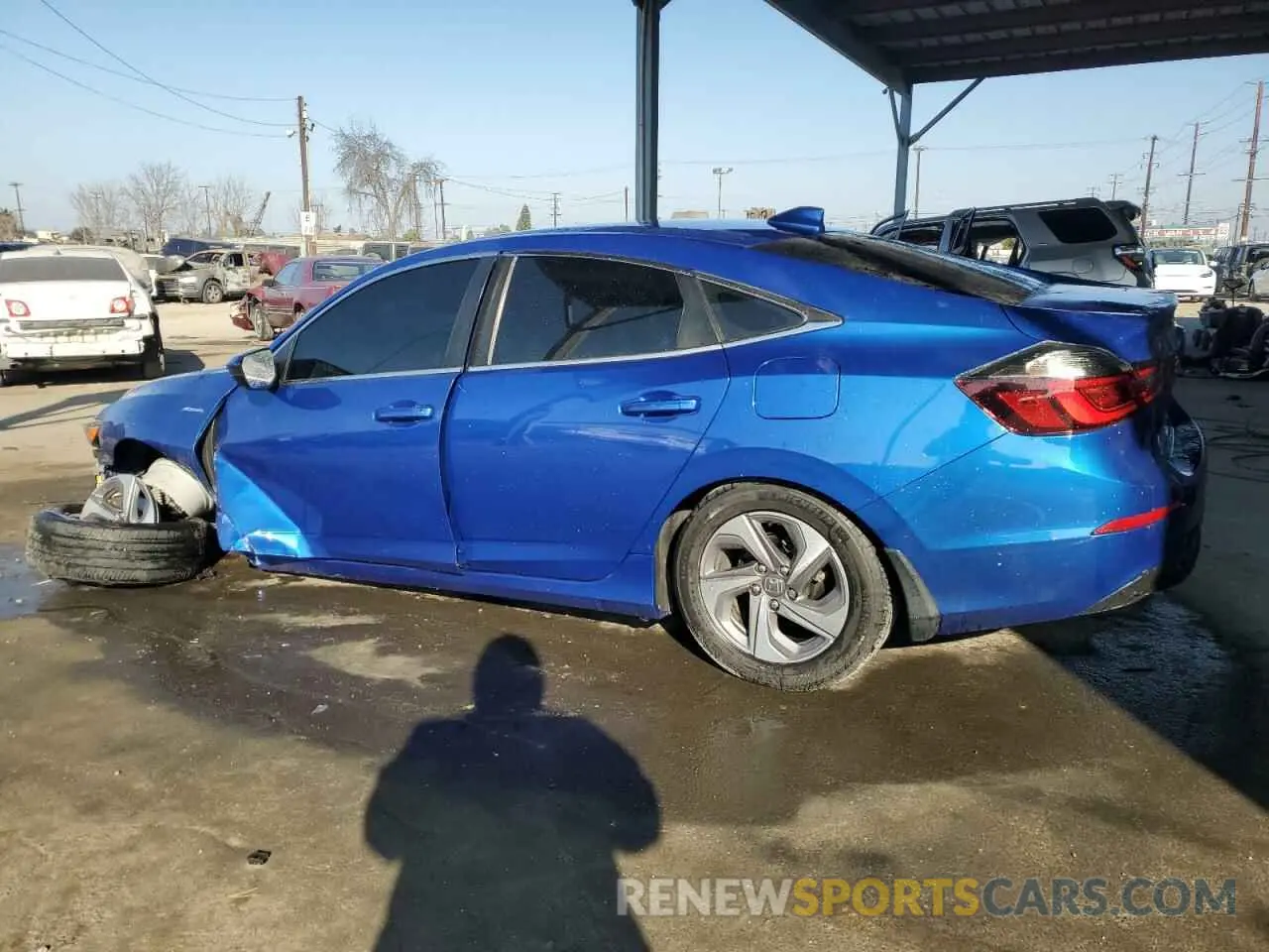 2 Photograph of a damaged car 19XZE4F59LE007253 HONDA INSIGHT 2020