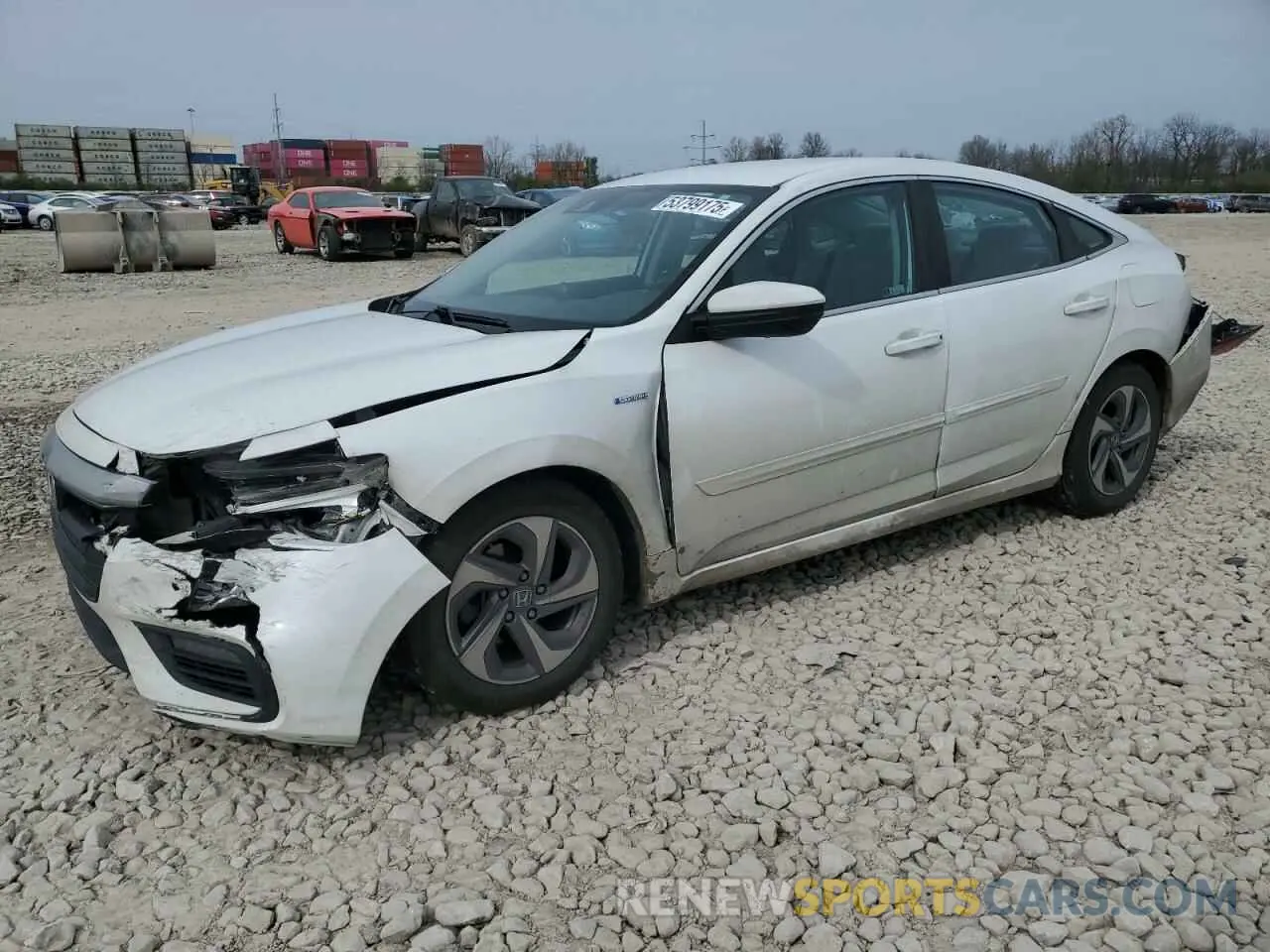 1 Фотография поврежденного автомобиля 19XZE4F59LE011321 HONDA INSIGHT 2020